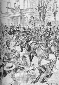 Königin Victorias letzter Besuch in London, März 1900