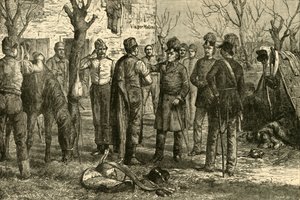Radetzky nach dem Sieg bei Novara