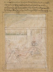 Versöhnung von Radha und Krishna, ca. 1790-1800 von Unbekannt