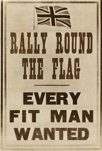 Rallye um die Flagge: Jeder taugliche Mann wird gebraucht, 1914 von Unbekannt