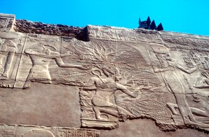 Ramses II. und der Baum des Lebens, Karnak, Ägypten, 13. Jahrhundert v. Chr.