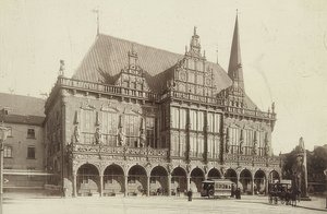 Rathaus in Bremen von Unbekannt
