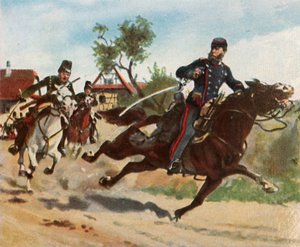 Aufklärungsritt von Graf Zeppelin bei Schirlenhof, 26. Juli 1870, 1936 von Unbekannt