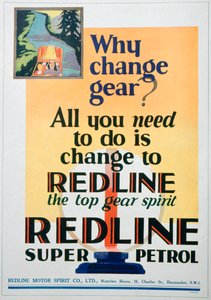 Red Line Benzinwerbung, 1929