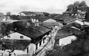 Regimentsbasar, Ranikhet, Uttaranchal, Indien, frühes 20. Jahrhundert
