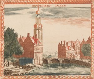 Reguliers Toren, in: Tooneel Der Voornaamste Nederlands Huizen, En Lust Hoven, Naar T Lev... von Unbekannt