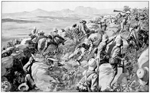 Entsatz von Ladysmith - der letzte Ansturm am Hlangwane Hill, 19. Februar 1900