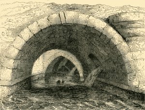 Überreste der alten Holborn-Brücke