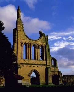 Überreste der Fassade, Byland Abbey, North Yorkshire
