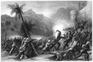 Abwehr eines Ausfalls vor Delhi, 1857