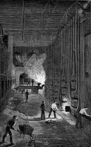 Retortenhaus, Imperial Gasworks, Kings Road, London, 1876 von Unbekannt