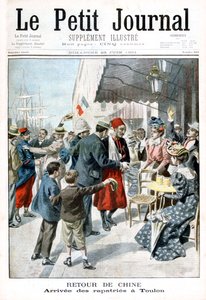 Rückkehr aus China, Ankunft des Rückkehrers, Toulon, 1901