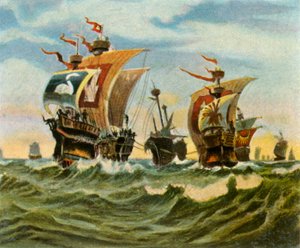 Rückkehr der Hamburger Flotte nach der Niederlage der Vitalienbrüder, 1401, 1936