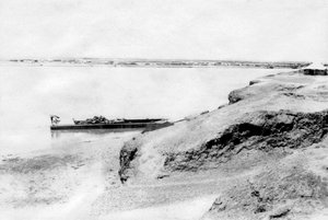 Rechtes Ufer des Tigris und Samarra, Mesopotamien, 1918 von Unbekannt