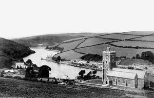 Fluss Yealme, Noss Kirche, um 1882