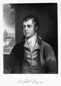 Robert Burns, schottischer Dichter, spätes 18. Jahrhundert von Unbekannt