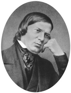 Robert Schumann 1810-1856, deutscher Komponist, Ästhet und einflussreicher Musikkritiker