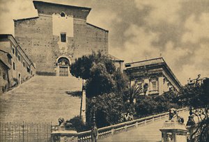 Rom - Kirche S. Maria in Aracoeli, auf dem Kapitolshügel, 1910 von Unbekannt