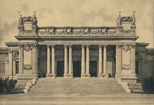 Roma - Valle Giulia. Nationalgalerie für moderne Kunst. Bazzani, 1910