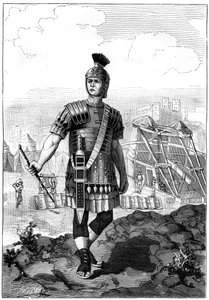 Römischer Zenturio erobert die Gallier unter Julius Caesar, 1. Jahrhundert v. Chr., 1882-1884 von Unbekannt