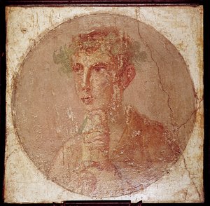 Römisches Porträtgemälde eines jungen Mannes, Pompeji, Italien von Unbekannt