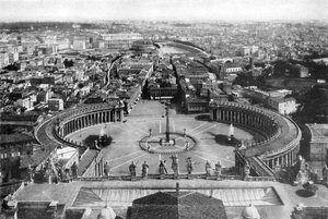 Rom, gesehen von der Kuppel des Petersdoms, 1926 von Unbekannt