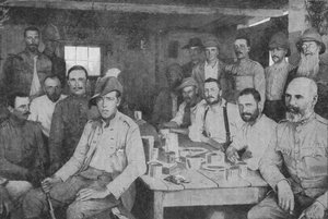 Roughing It am Modder River: Das Offiziersmess der 3. Grenadier Guards, 1902