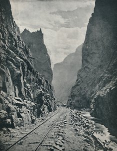Royal Gorge des Arkansas, um 1897