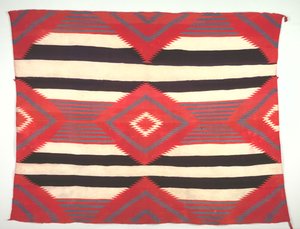 Teppich im Stil der dritten Phase des Häuptlingsdecke, Germantown-Weberei, ca. 1890-1910