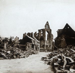 Ruinen, Craonne, Nordfrankreich, um 1914-1918 von Unbekannt