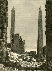 Ruinen von Karnak, 1890 von Unbekannt