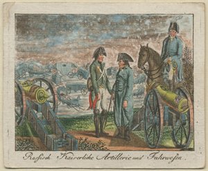 Russische kaiserliche Artillerie-Crew, 1799