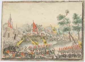 Russische Armee erobert die Festung Ismail, 1790, 1829 von Unbekannt