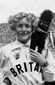 Ruthley Moris-Hancock, britische Schwimmerin, Olympische Spiele Berlin, 1936