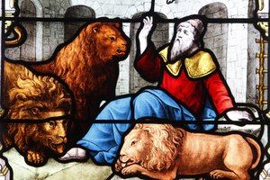 Kirche Saint Aignan, Daniel in der Löwengrube, Chartres, Frankreich von Unbekannt