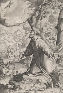 Heiliger Franziskus empfängt die Stigmata, 1590-1620 von Unbekannt