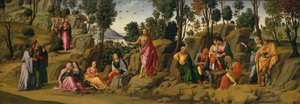 Johannes der Täufer bezeugt, ca. 1506-7 von Unbekannt