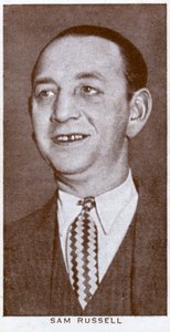 Sam Russell, britischer Boxmanager, 1938