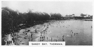 Sandy Bay, Tasmanien, Australien, 1928
