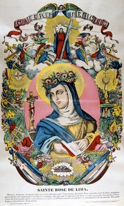 Santa Rosa von Lima, 19. Jahrhundert