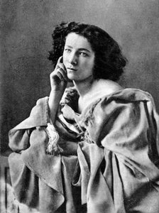 Sarah Bernhardt, französische Schauspielerin, 1869