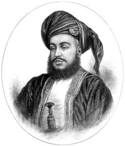 Sayyid Barghash Bin Said, Sultan von Sansibar, 1875