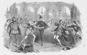Szene aus Spohrs Faust, an der Royal Italian Opera, 1852