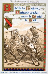 Szene aus dem Leben von Bertrand du Guesclin, 19. Jahrhundert
