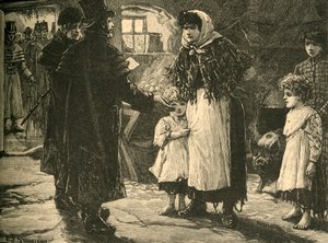 Szene in Irland: Besuch des Zehntners, frühe 1830er Jahre, ca. 1890 von Unbekannt