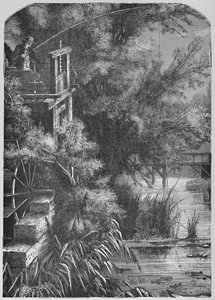 Szene an einem Bach, der in den Little Juniata mündet, 1883 von Unbekannt
