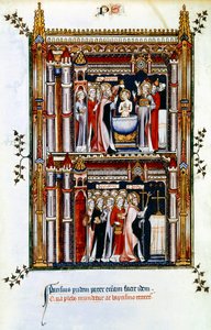 Szenen aus dem Leben des heiligen Denis, Schutzpatron von Frankreich, 3. Jahrhundert 14. Jahrhundert