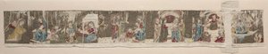 Szenen aus dem Leben der Jungfrau, von einem bestickten Altarfrontal, 1330er oder 1340er Jahre von Unbekannt