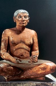 Sitzender Schreiber, altägyptisch, 5. Dynastie, 2498-2345 v. Chr. von Unbekannt