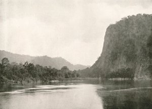 Zweite Engstelle am Irrawaddy-Fluss, in der Nähe von Bhamo, 1900